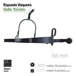 Espuela vaquera 4 puntas g/torcido