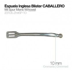 Espuela Inglesa Blister Caballero 10mm