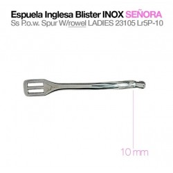 Espuela Inglesa Blister Inox Señora 10mm