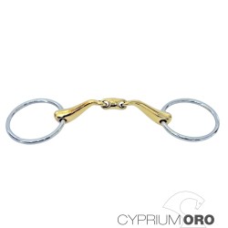 Filete Sefton Cyprium Oro Anilla Embocadura 45º Partido Doble