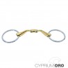 Filete Sefton Cyprium Oro Anilla Embocadura 45º Partido Doble