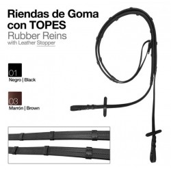 Riendas Goma Con Topes