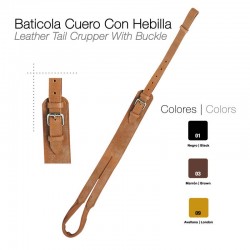 Baticola Cuero Con Hebilla