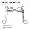 Bocado polo movible inox.