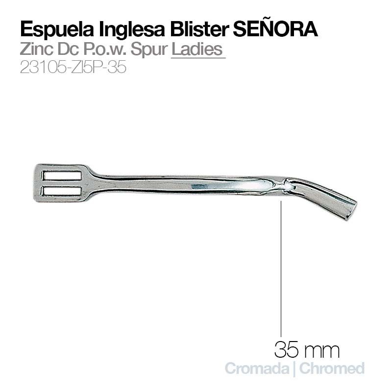 Espuela Inglesa Blister Señora 35mm