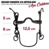 Bocado Vaquero 5/8 Articulado Asa Caldera