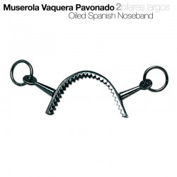 Muserola Vaquera Pavonada 2 Pilares Largos