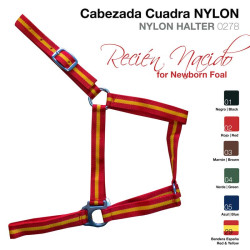 Cabezada Cuadra nylon recien nacido