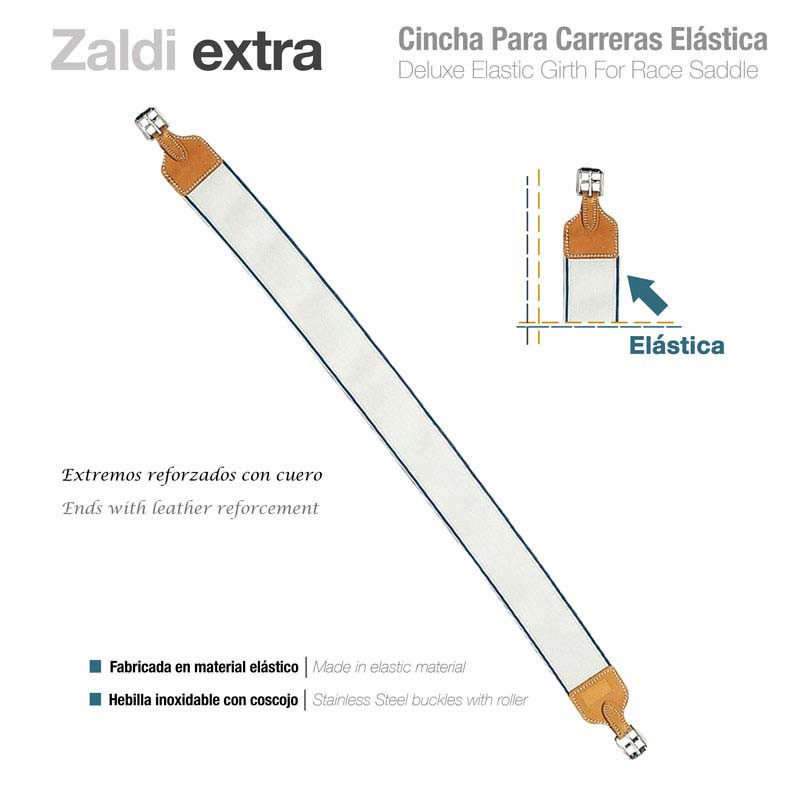 Cincha carrera elástica "Zaldi-Extra"