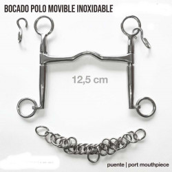 Bocado Polo Movible Inox