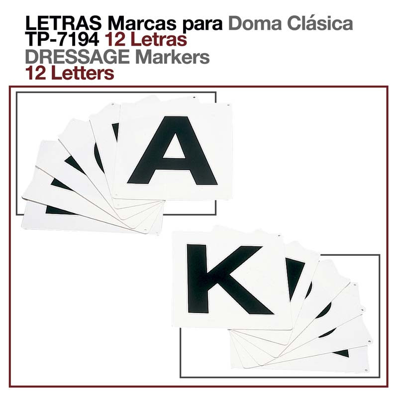 Letras pista doma 12