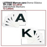 Letras pista doma 12