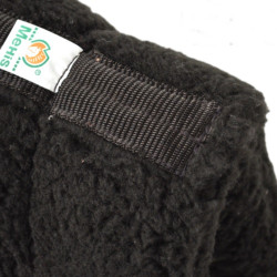 Mantilla borreguillo sintético acolchada