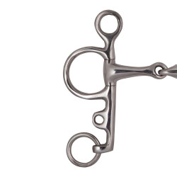 Bocado Pelham Partido 3 Piezas