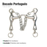 Bocado portugués inoxidable