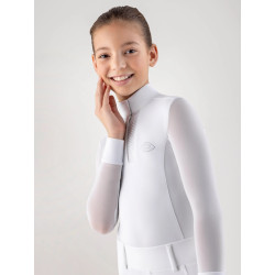 Polo Concurso Niña Equiline Manga Larga COZIO