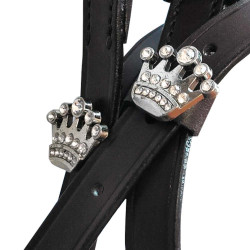 Correa Espuela Inglesa Cuero Cristal