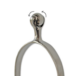 Espuela Inglesa Punta Bola Giratoria 30mm (PAR)