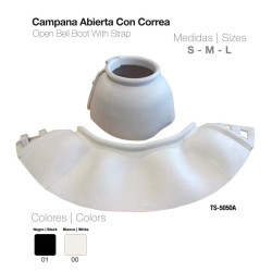 Campana Abierta Goma Con Correa