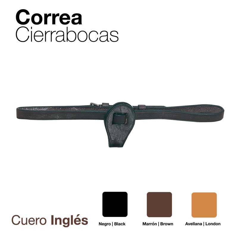 Correa Cierrabocas Cuero