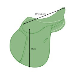 SILLA DE SALTO OMEGA LINE PARA NIÑO CON PUENTES INTERCAMBIABLES