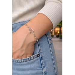 Pulsera Buddy Plateada