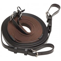 Riendas individuales  S-Grip EXTRA FULL / MARRON/NEGRO