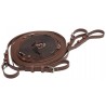 Riendas dobles S-GRIP para la conduccion FULL / MARRON