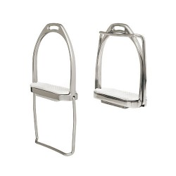 Estribo ingles compacto Inox en escalera con taco