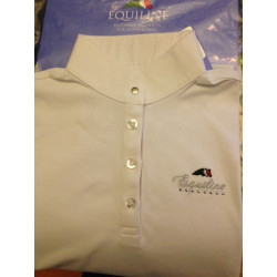 Polo equiline concurso color crema ERIKA