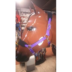 Cabezada cuadra nylon deluxe con refuerzo