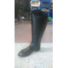 Botas de cuero liso 